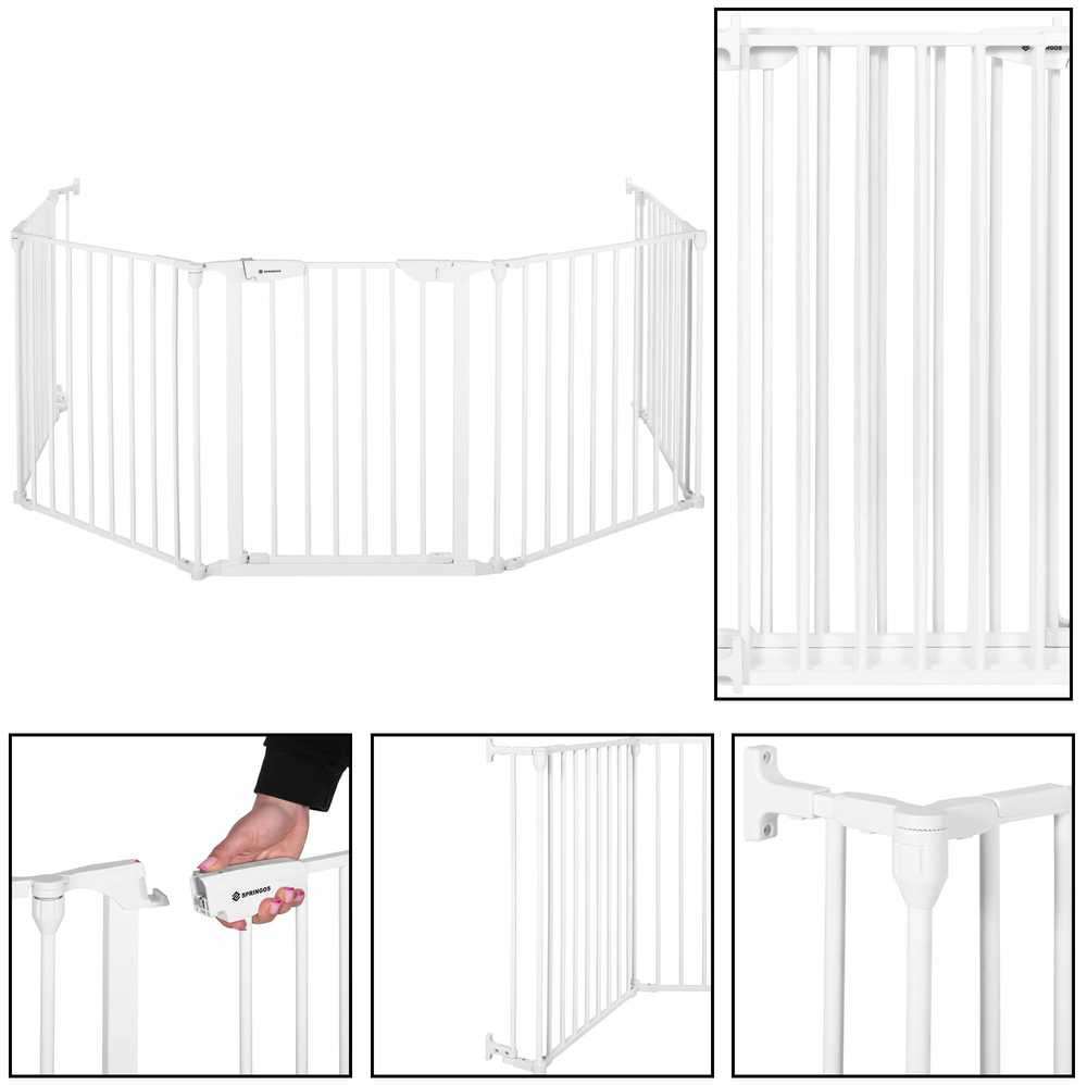 Apsauginiai varteliai Springos SG0016, 318 cm, 5 segmentai