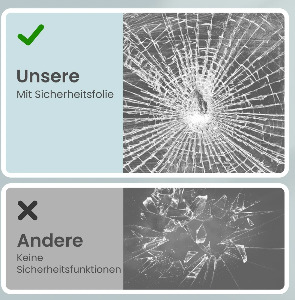 Songmics Sieninis veidrodis, apvalus veidrodis, metalinis rėmas