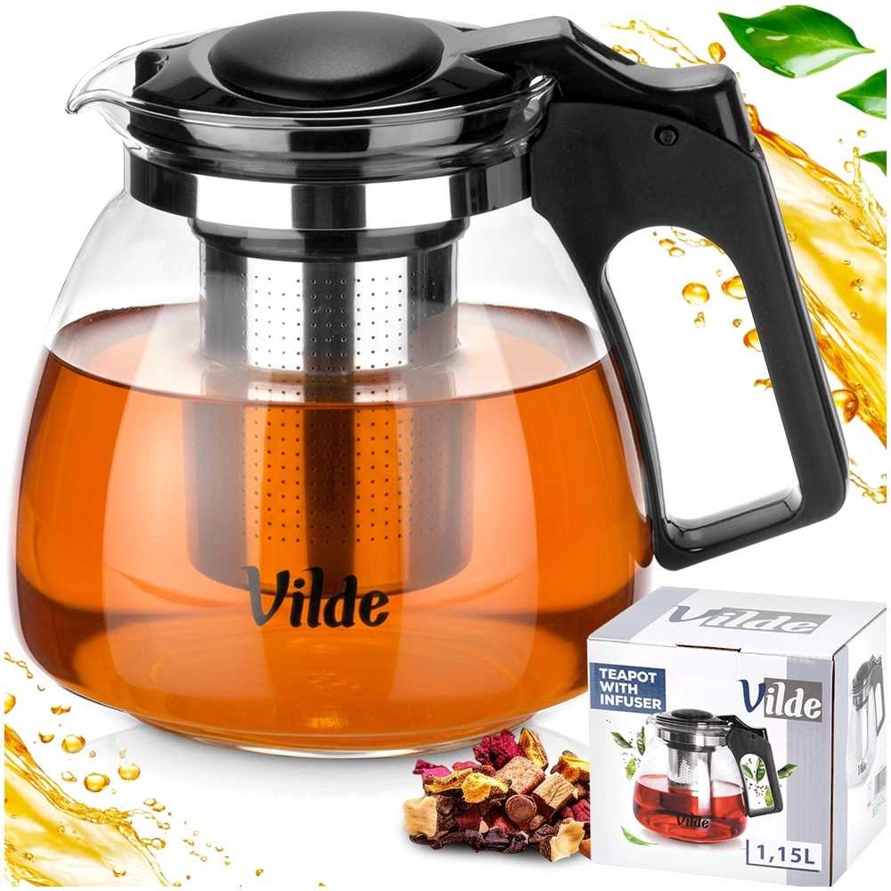 Arbatinukas su nerūdijančio plieno filtru Vilde 1,15 l
