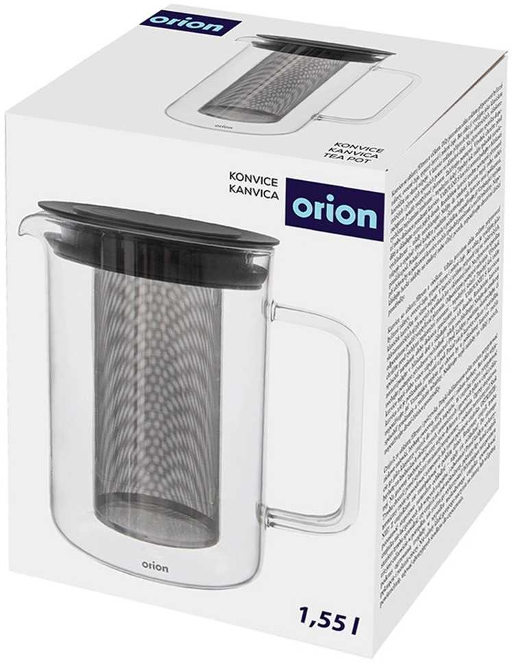 Orion Arbatos Virdulys 1,55 l su filtru - Kavos ir arbatos puodelis