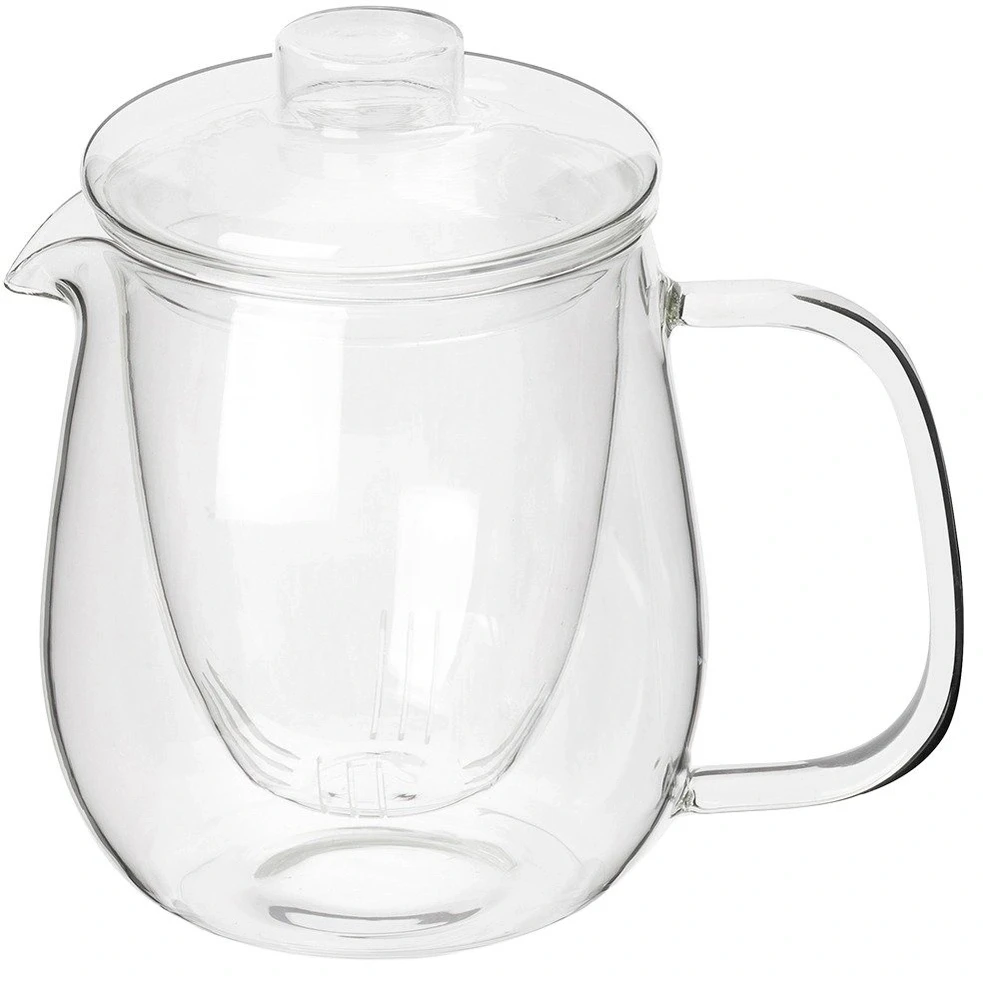 Arbatinukas su sieteliu, 650 ml, skaidrus, 14,5 × 10 × 14 cm
