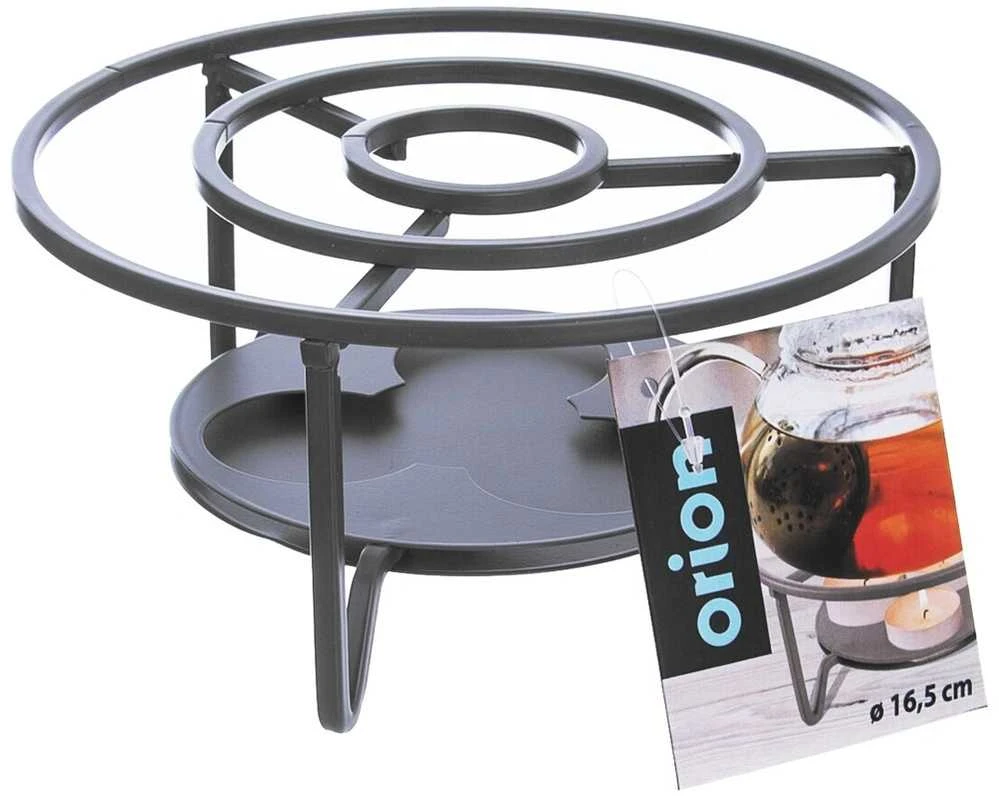 Orion Šildytuvas arbatinukui 16,5 cm metalinis pilkas