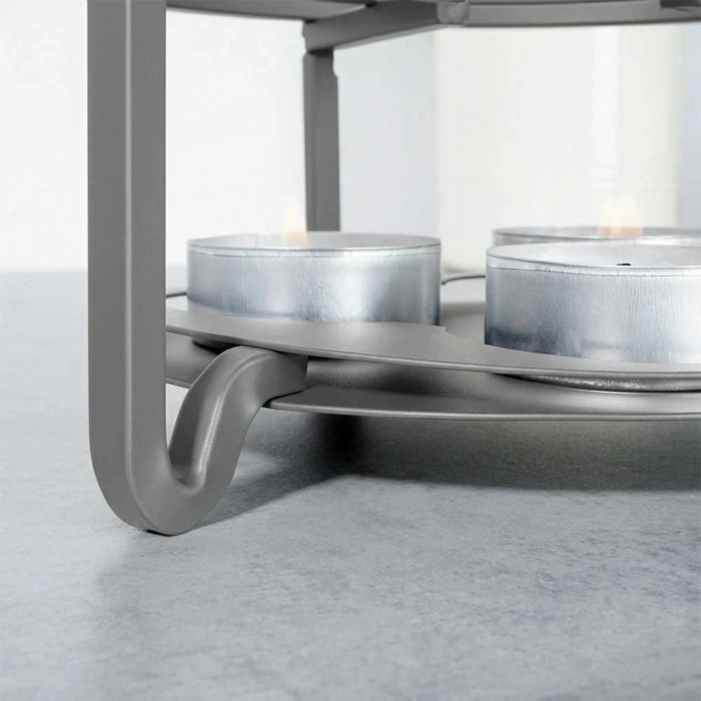 Orion Šildytuvas arbatinukui 16,5 cm metalinis pilkas