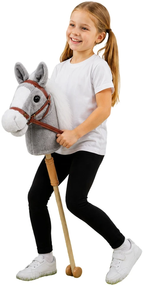 Lean Toys Arkliukas ant lazdos 100 cm