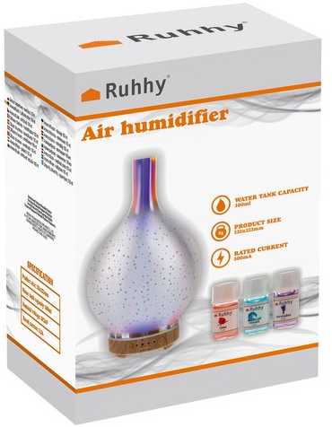 Aroma difuzorius - drėkintuvas 100ml Ruhhy 22356