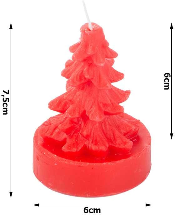 Aromatinė žvakė eglutės formos 7,5 cm