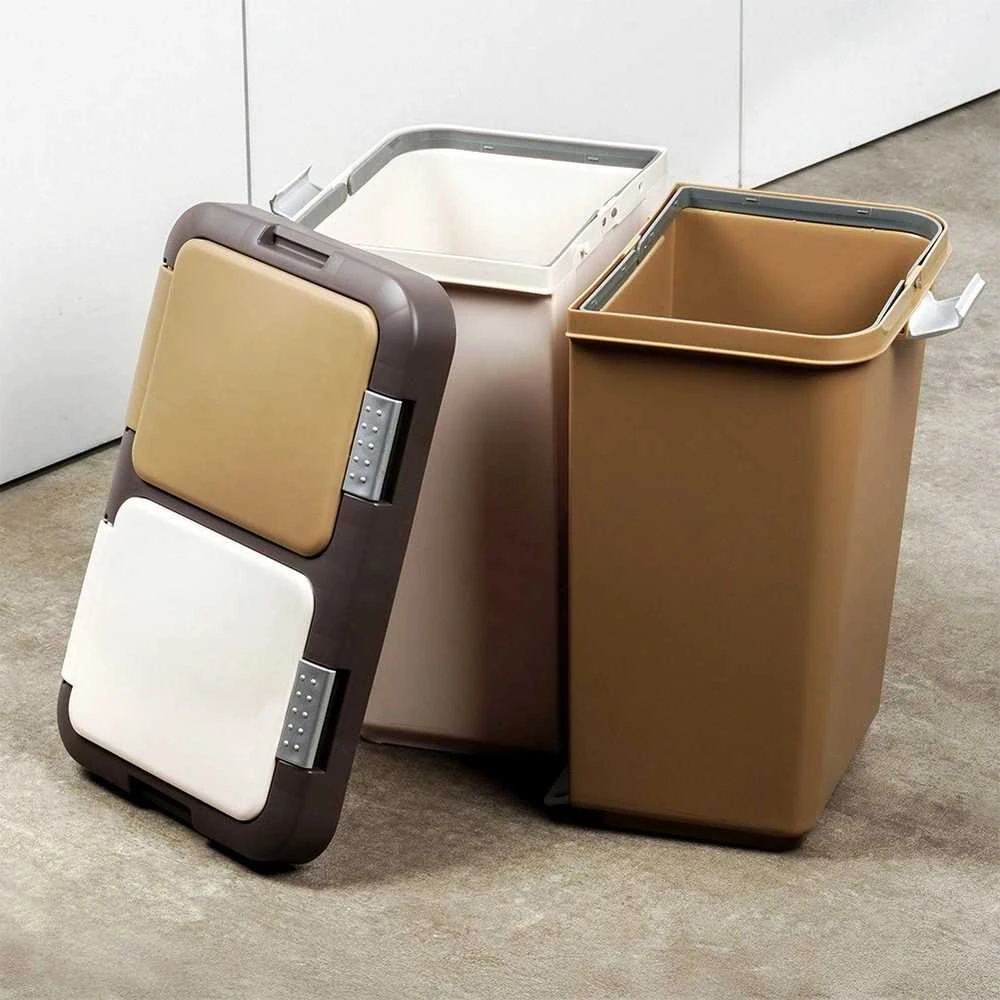Orion Plastikinė atliekų rūšiavimo šiukšliadėžė 2x10 l