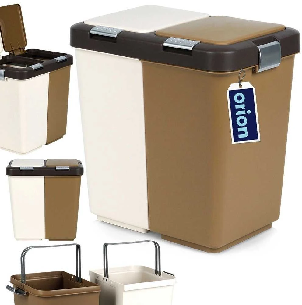 Orion Plastikinė atliekų rūšiavimo šiukšliadėžė 2x10 l