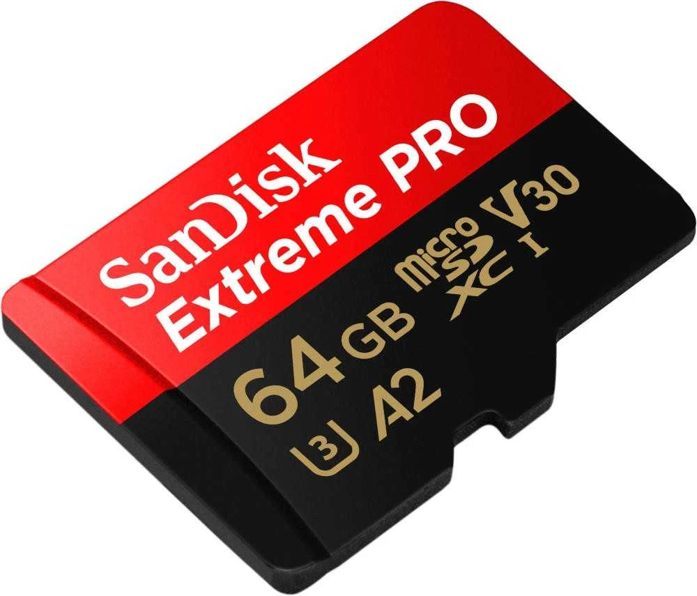 Atminties kortelė SanDisk Extreme PRO microSDXC™ UHS-I CARD, 64 GB