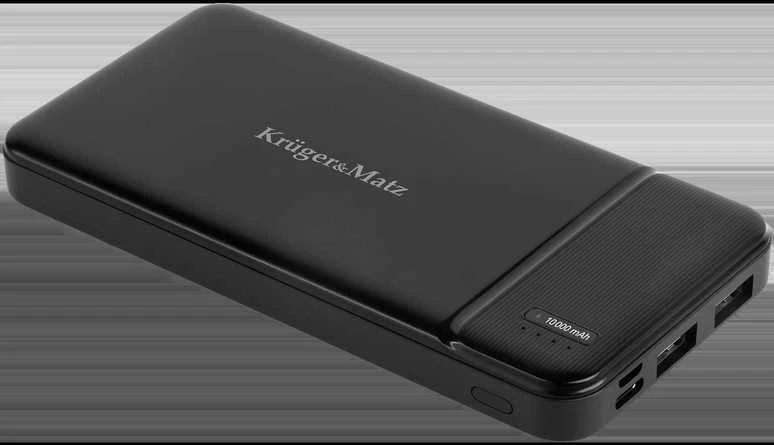 Kruger & Matz išorinė baterija 10000 mAh ličio polimerų