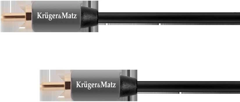 Kabelis 1RCA-1RCA 1.0 m Kruger & Matz