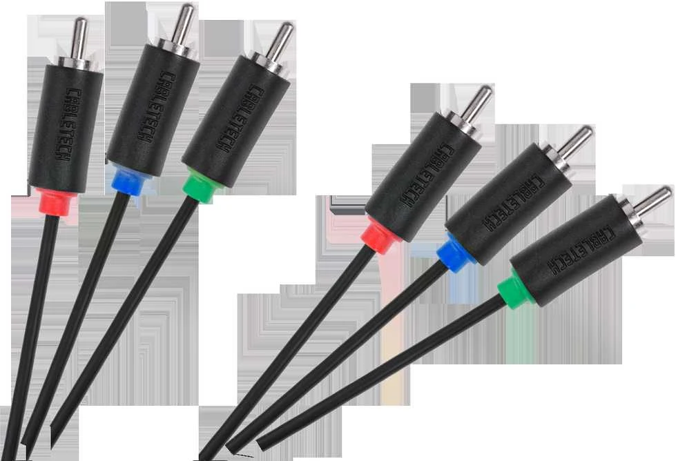 3RCA-3RCA Komponentinis kabelis 1.8 m Cabletech standartas