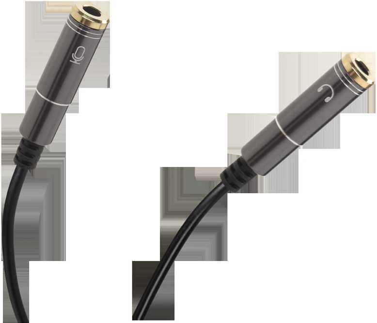 LP Oem Adapteris 2xAUX - AUX 3.5mm 0.2m