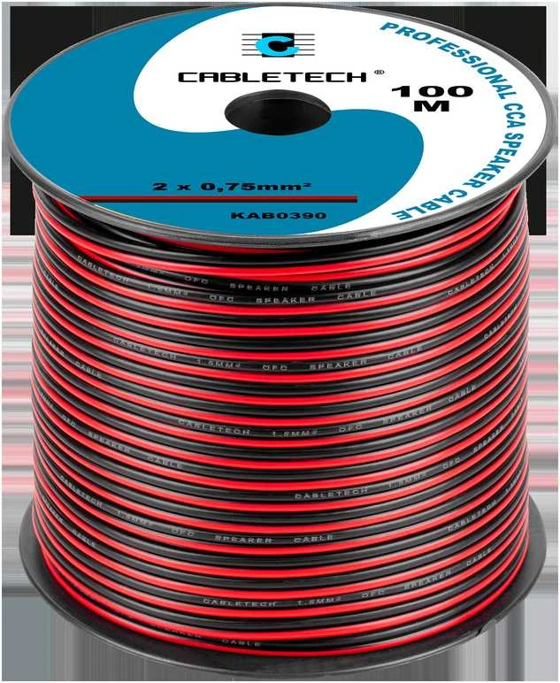 Cabletech garsiakalbio laidas ant ritės
