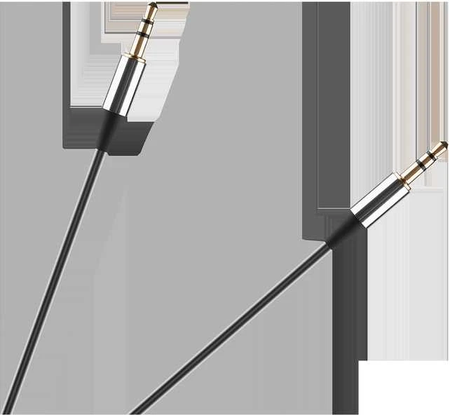 REBEL 3.5mm AUX kabelis spiralė 1m