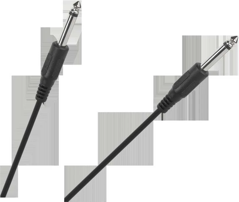 Instrumentinis kabelis Jack 6.3 mm mono jungtys