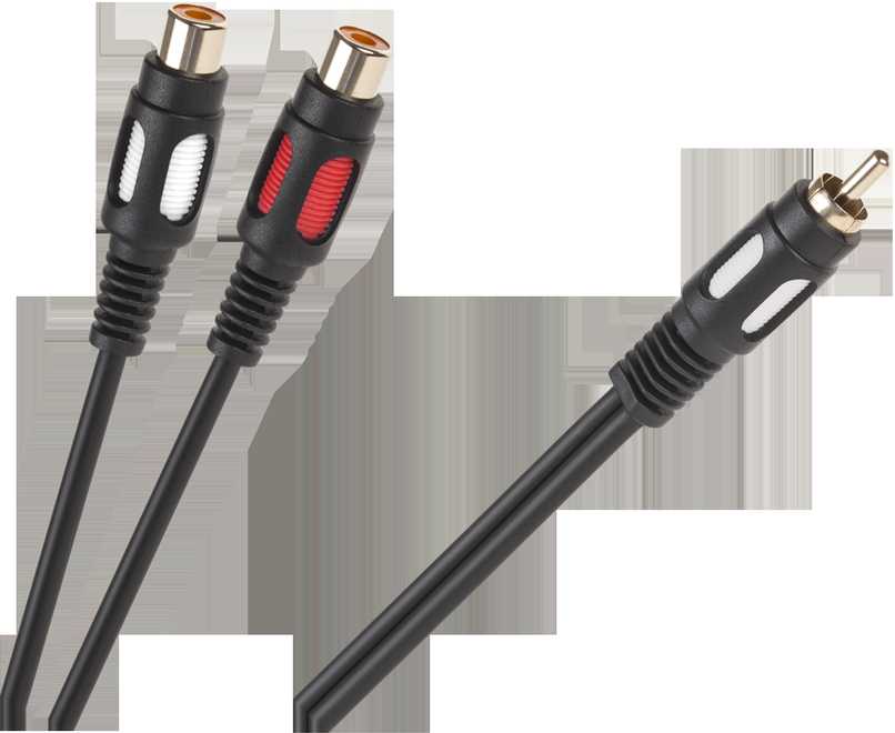LP Oem Kabelis 1RCA-2 RCA lizdai 25cm