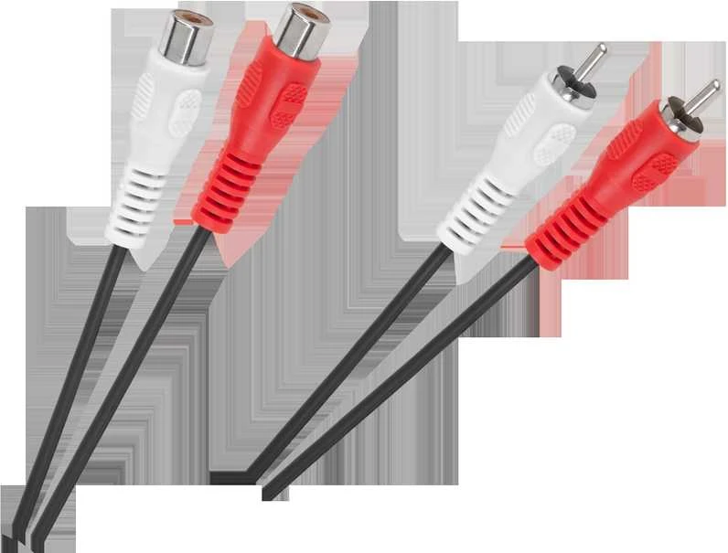 Oem Kabelis 2 x RCA kištukas - 2 x RCA lizdas 5 m