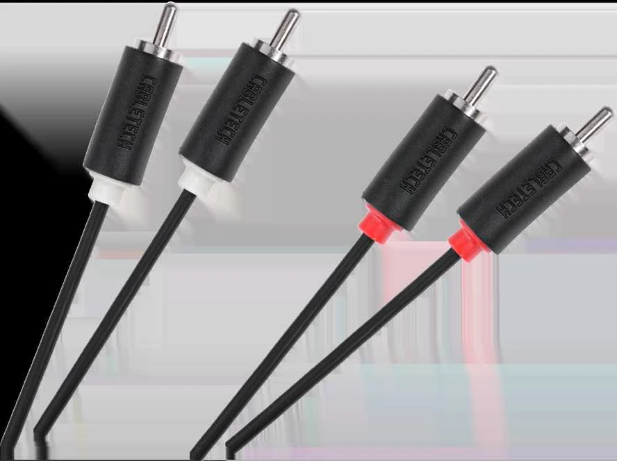 2RCA-2RCA kabelis 1.8 m Cabletech standartas