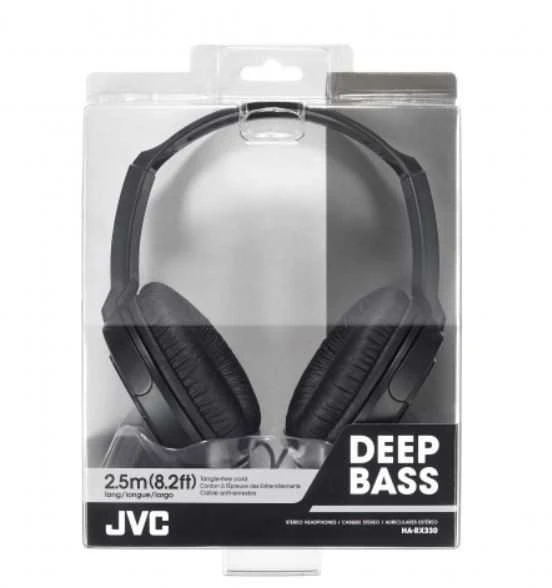 JVC HA-RX330-E Ausinės Su lankeliu Juoda