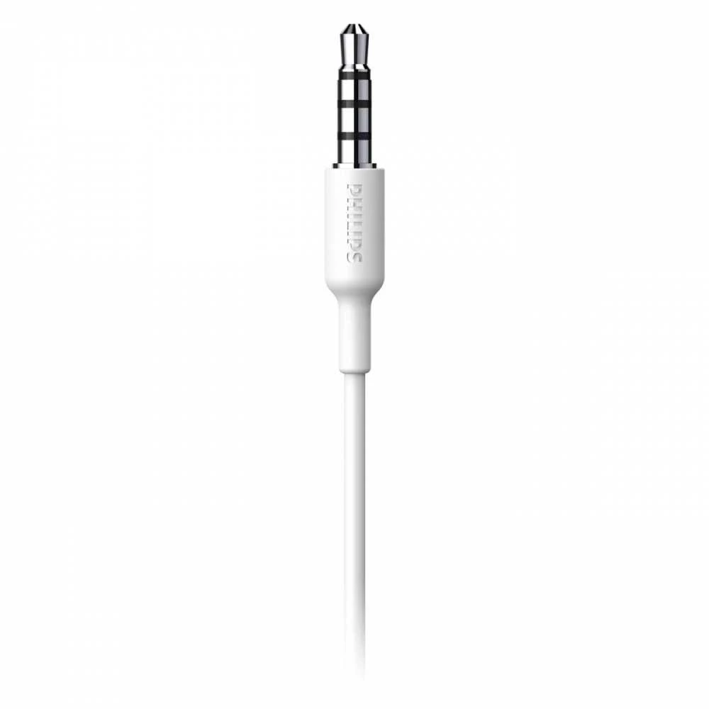 Į ausis dedamos sportinės ausinės su mikrofonu Philips TAA1105WT/00, Baltos