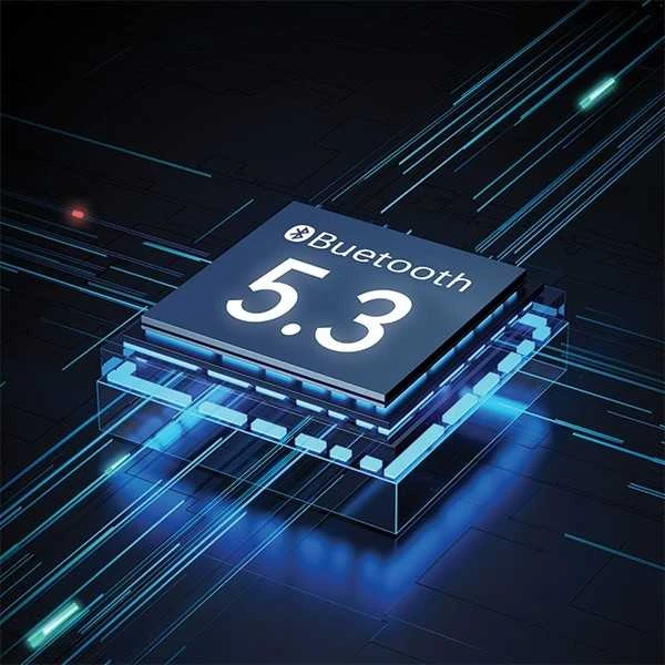 USAMS Bluetooth 5.3 Ausinės US-YH Series juodos spalvos TDLYEJYS01 (USAMS-YH21)