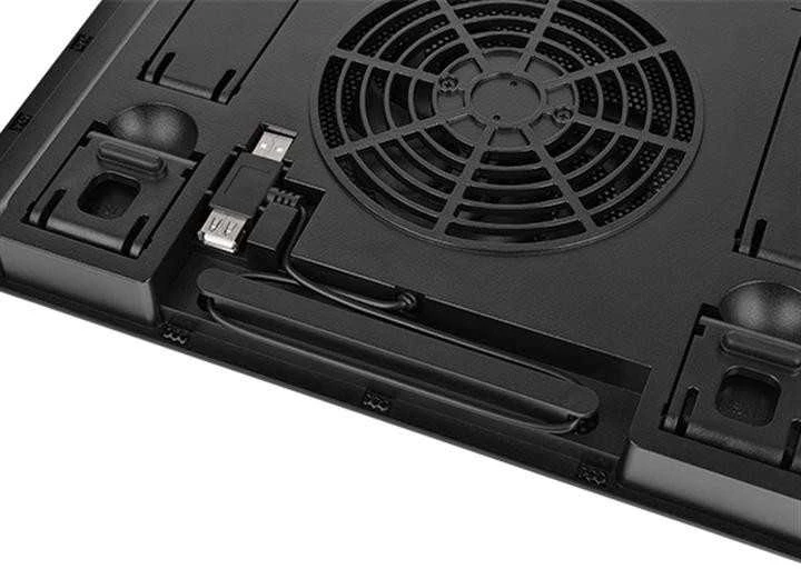 Thermaltake Massive A23 nešiojamojo kompiuterio aušinimo padas 40,6 cm (16") Juodas