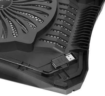 Nešiojamo kompiuterio Aušinimo Stovas - Thermaltake Massive V20 43,2 cm Juodas