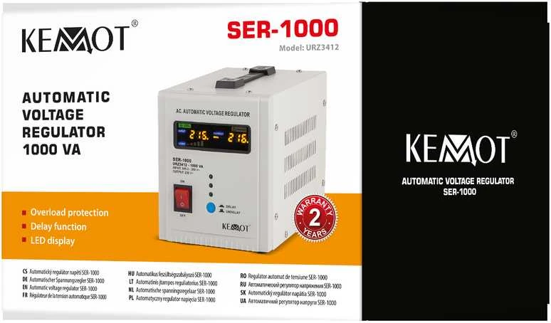 Kintamosios įtampos stabilizatorius Kemot SER-1000 1000VA