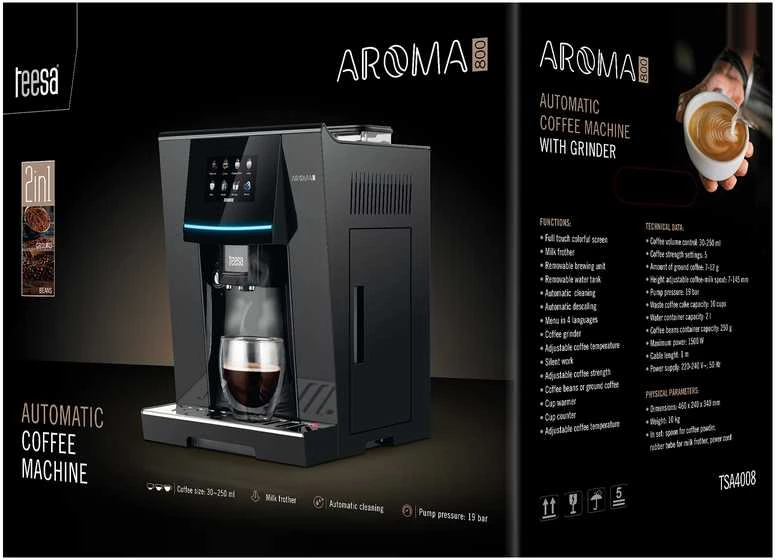 Kavos aparatas Teesa Aroma 800