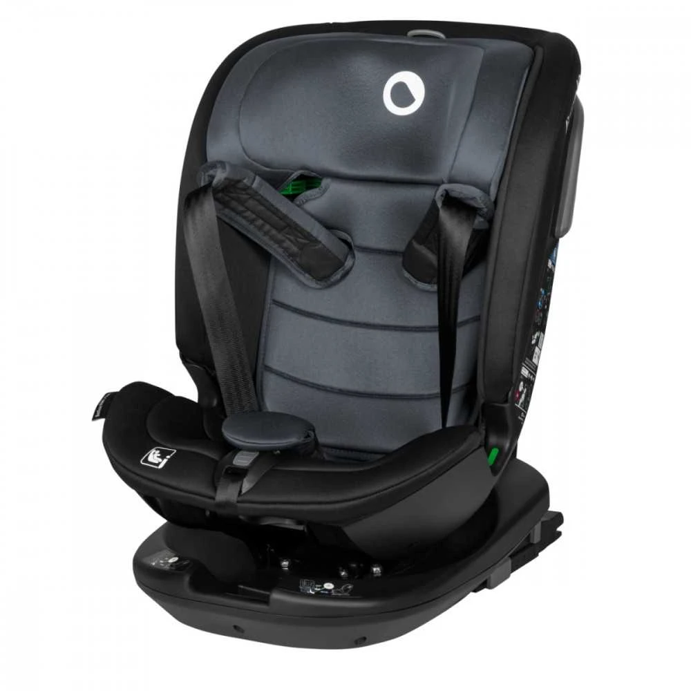Automobilinė kėdutė Lionelo Bastiaan RWF i-Size, 0-36 kg, Pilkas Stone