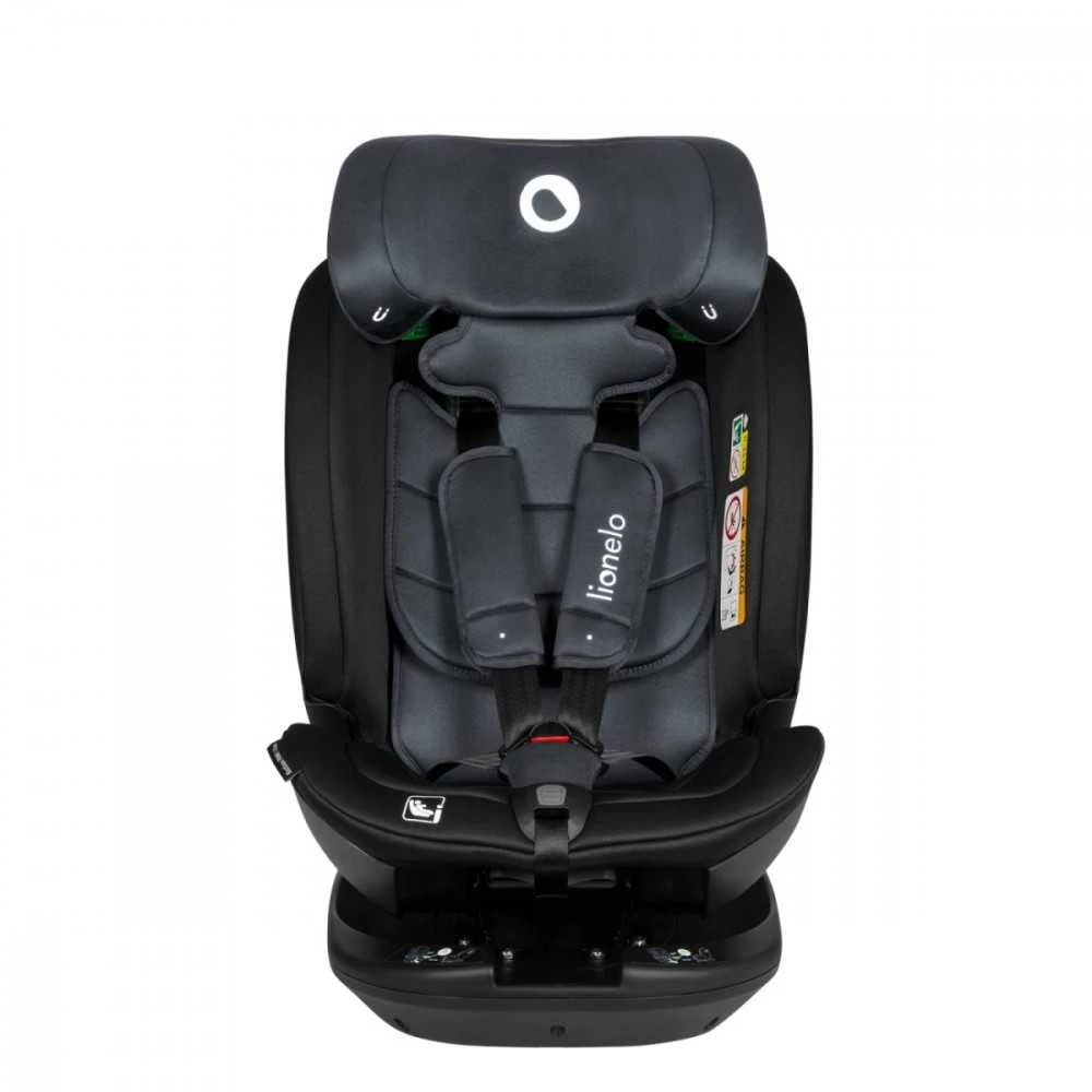 Automobilinė kėdutė Lionelo Bastiaan RWF i-Size, 0-36 kg, Pilkas Stone