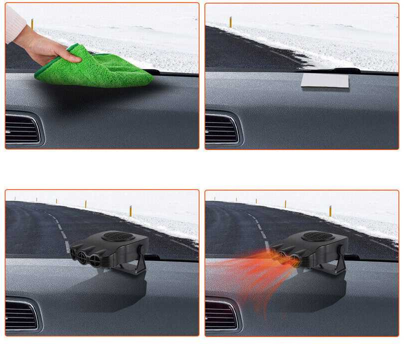 Automobilinė šildyklė 200W 12V