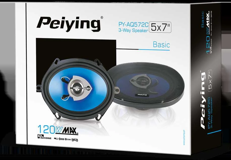 Peiying Automobilio garsiakalbis PY-AQ572C 5"x7"