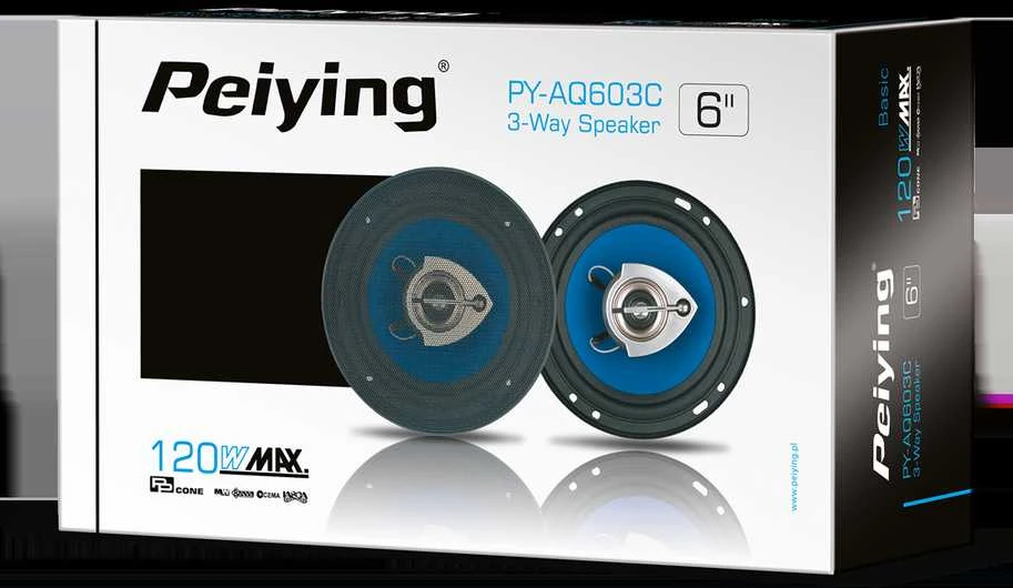 Peiying Automobilio garsiakalbis PY-AQ603C 6"