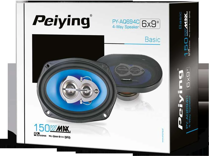 Peiying Automobilio garsiakalbis PY-AQ694C 6"x9"