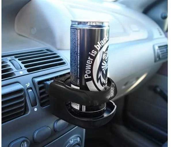 Automobilinis gėrimų laikiklis su reguliuojamais tvirtinimais