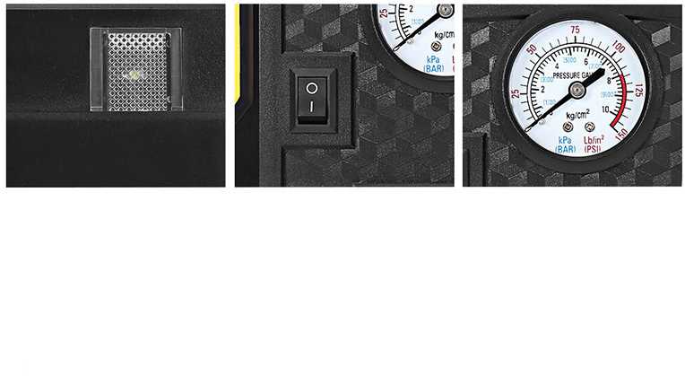 Automobilinis kompresorius 12V 150PSI su LED ir LCD