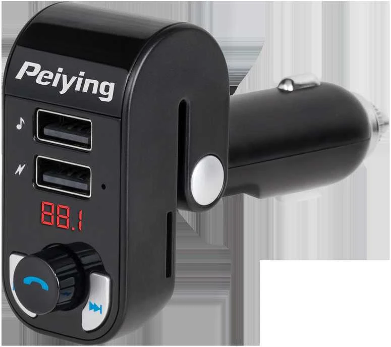 Peiying Automobilinis FM moduliatorius su Bluetooth