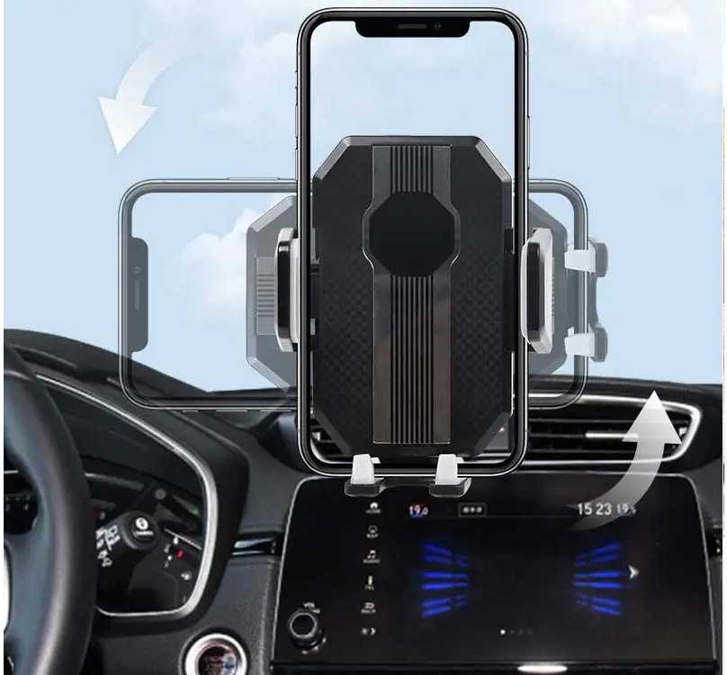 Automobilinis telefono laikiklis 30 cm, juodas