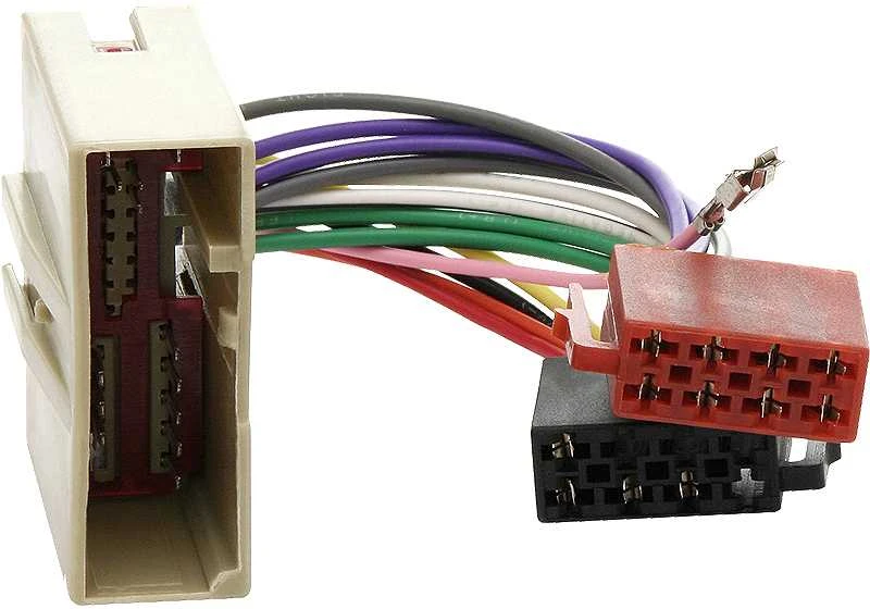 Ford Fiesta ISO adapteris su spalvotais laidais