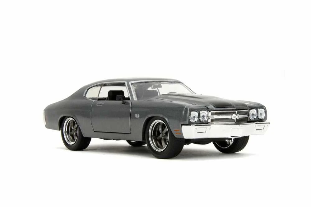 SIB Automobilio modelis 1970 Chevrolet Chevelle SS Jada, pilkas