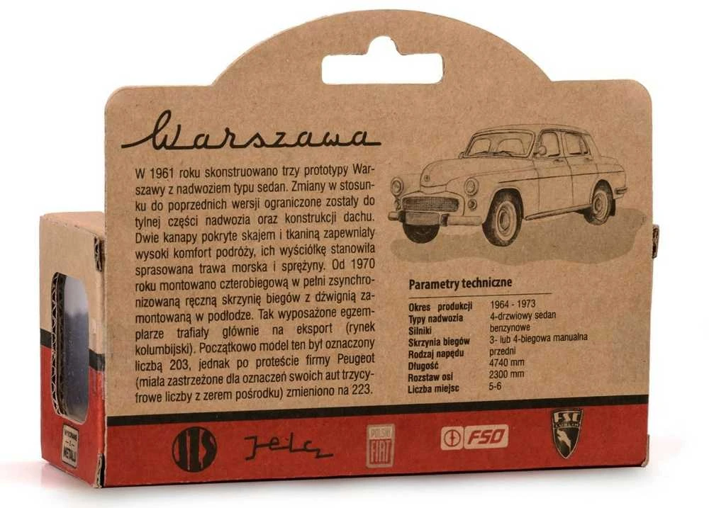 Automobilio modelis Daffi PRL Warszawa 223 K-564 15644, smėlio spalvos