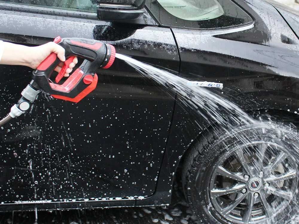 Automobilio plovimo pistoletas su 8 režimais ir skysčio talpa