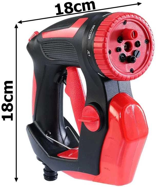 Automobilio plovimo pistoletas su 8 režimais ir skysčio talpa