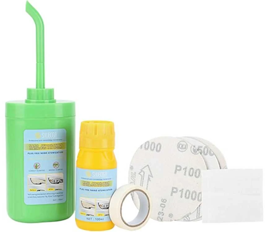 Automobilio žibintų atnaujinimo rinkinys su nano danga, 100 ml