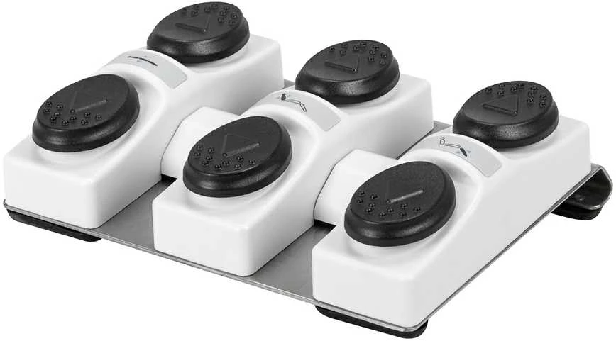 Activeshop Kosmetologinis krėslas Azzurro 803D Electric 3 Motors Professional Baltas