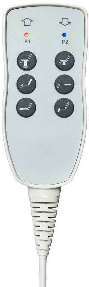 Activeshop Kosmetologinis krėslas Azzurro 891 Electric 3 Motors Professional Baltas