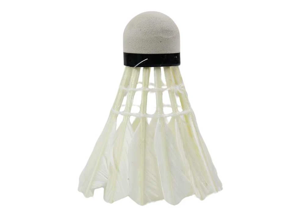 Lean Toys Badmintono skrajukai Shuttlecocks, 3 vnt, balti