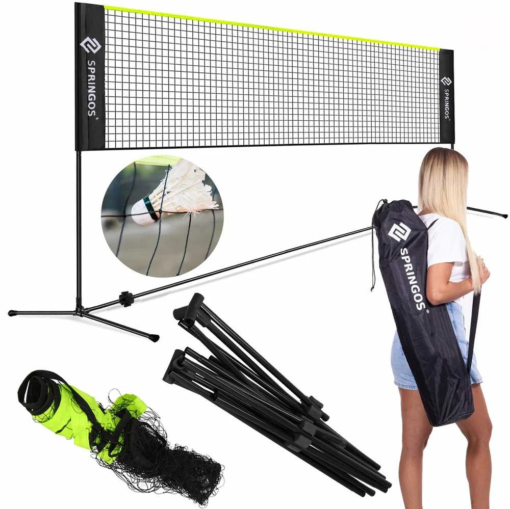 Badmintono tinklelis Springos KG0036 400x75 cm